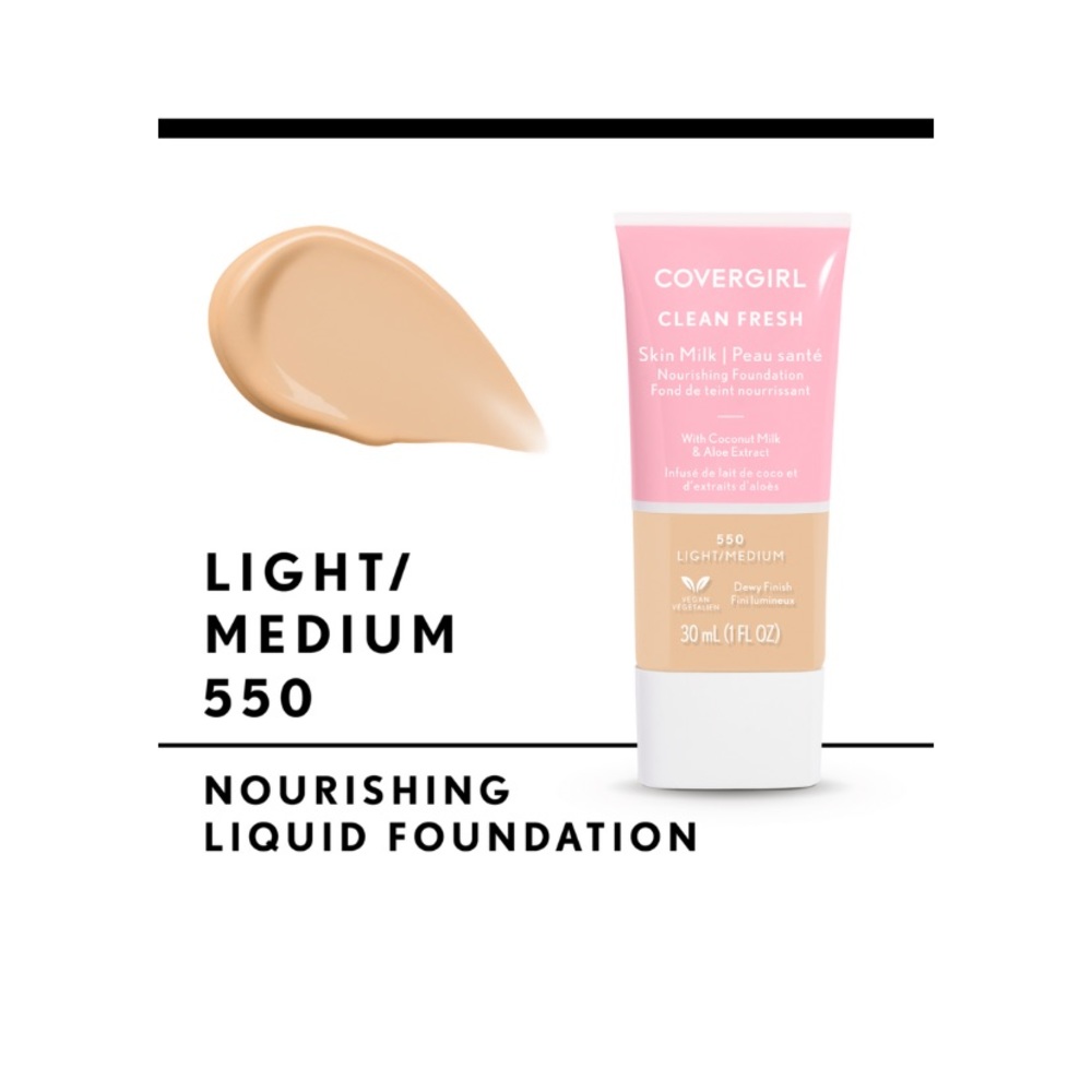 COVERGIRL 🩷 CLEAN FRESH 🧴 Skin Milk Foundation 🩷🧴✨